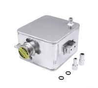 Réservoir Expansion Eau 2.5L pour aluminium 12/16mm Réservoir(Silver) | Design compact 16.5x10.1x14.9cm, placement pour facile, compatibilité large modèles véhicules