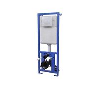 vidaXL Réservoir haut dissimulé 11 L 41×14×(110–125) cm pour toilette/salle de bain Or G