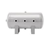 Réservoir horizontal de compresseur d'air avec raccords, récipient de stockage de gaz haute pression pour l'industrie de la réparation automobile et de l'impression