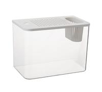 Réservoir initial pour aquarium - Ensemble de bols d'habitat pour tortues compactes en acrylique transparent, kit initial d'installation d'habitat pour petits animaux de compagnie | Conseils d