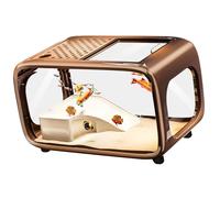 Réservoir intelligent pour voiture avec couvercle transparent tout-en-un pour tortues Bettas et buissons vivants Faible entretien