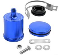 Réservoir Liquide Frein Aluminium Léger 55g Réservoir Liquide | Alliage aluminium robuste, finition CNC précise, résistant corrosion, noir mat, pour modification moto(Blue)
