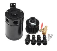 Réservoir Liquide Refroidissement Réservoir de récupération d'huile pour voiture, 2/3 ports, universel, en alliage d'aluminium, séparateur et d'air Récupérateur d'expansion(3 hole air filter)