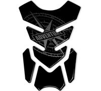 Réservoir Pad autocollant 3D pour moto aventure rose du vent