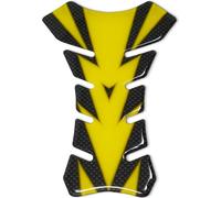 Réservoir Pad autocollant 3D pour moto couleur jaune
