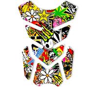Réservoir Pad autocollant 3D pour moto Full Sticker Bomb