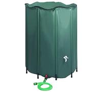 vidaXL Réservoir Pliable d'eau de Pluie avec Robinet Collecteur de Stockage Réservoir de Stockage Baril d'eau Jardin Pelouse Extérieur 1250 L