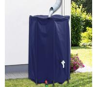 Réservoir Pliable d'Eau de Pluie et Robinet 1350 L Collecteur Stockage vidaXL