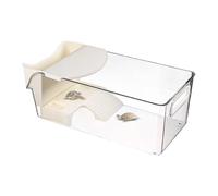 Réservoir pour tortues aquatiques - Ensemble d'habitat en verre transparent, enclos d'alimentation pour reptiles, boîte de vie pour amphibiens, vitrine pour se prélasser | Système de terrarium d'aquar