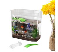 Réservoir pour tortues - Décor transparent - Habitat pour reptiles - Pour nourrir les amphibiens - Tortue - Écrevisses - Ermite - Crabes - Grenouille - Maison Bureau Appartement Salon