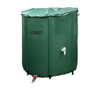 Oxeo Réservoir récupérateur eaux de Pluie 800 litres cuve Souple PVC armé - Pliable - avec Robinet et Soupape de Décharge - Filtre