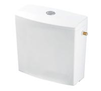 Wirquin Réservoir WC Reviso 50717359 – bas en plastique, kit chasse complet économie d'eau, blanc