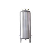 Réservoir Sous Pression 26/42/79/106/132 Gallons, Acier Inoxydable De Stockage D'eau / Récipient Vertical Pour Pompe, Extérieur/Jardin/Ferme(200L/50X112CM)