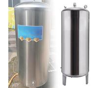 Réservoir sous Pression de puits de 15 à 80 gallons Réservoirs d'eau verticaux en Acier Inoxydable pour la pressurisation des robinets Conteneurs de Stockage sur Pied Pompes/Système