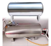 Réservoir sous Pression d'eau, réservoir Horizontal en Acier Inoxydable de 60 gallons pour Pompe de puits, Stockage d'eau sous Pression Durable avec raccords pour Cours et Cuisines (250 L /