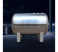Réservoir sous Pression d'eau, réservoir sous Pression en Acier Inoxydable de 200 L - Surpresseur d'eau de puits Horizontal Automatique pour Usage Domestique, agricole et Industriel - Soluti