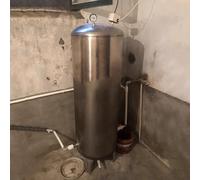 Réservoir Sous Pression En Acier Inoxydable 304 15, 26, 42, 52, 66, 80, 132, 185 Gallons For Systèmes D'eau Intérieurs/extérieurs Avec Kit Montage(500L/132Gal)