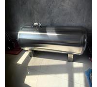 Réservoir sous pression en acier inoxydable 304, réservoir sous pression horizontal entièrement automatique avec orifice de purge, avec kit d'installation(100L/26Gal)