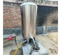 Réservoir sous pression en acier inoxydable - Solution durable de stockage d'eau de puits pour une utilisation extérieure et industrielle