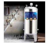 Réservoir sous pression en acier Réservoir de pression en acier inoxydable, pompe de surpression automatique for puits d'eau du robinet, réservoir de stockage(B,160L/42.3Gal(50x95cm/19.7x37.4in))