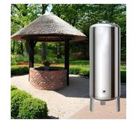 Réservoir sous pression en acier Réservoir de pression en acier inoxydable, pompe de surpression automatique for puits d'eau du robinet, réservoir de stockage(A,300L/79.3Gal(50x155cm/19.7x61in))