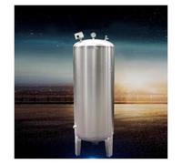 Réservoir sous pression en acier Réservoir de pression for puits d'eau en acier inoxydable, capacité de 60, 100, 160, 200, 250, 300 L, réservoirs de stockage(B,250L/66Gal(50x135cm/19.7x53.1in))