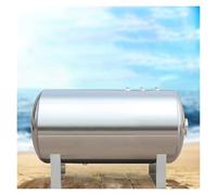 Réservoir sous pression en acier Réservoir de puits horizontal en acier inoxydable, réservoirs de pression d'eau de puits avec port de nettoyage, for puits domestique(32x20"/82x50cm(100L/26Gal))