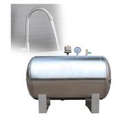 Réservoir sous pression en acier Réservoir de stockage d'eau de puits portable, réservoir de stockage d'eau de puits entièrement automatique, for écoles, usines((42.3Gal/160L)31.5x24.8"/80x63cm)