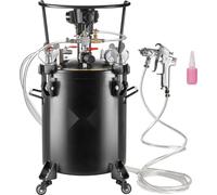 Réservoir sous pression peinture en spray 30L - Agitation automatique - Pistolet pulvérisateur 70psi - Pression réglable - Etanche - Dossier réglable - Diamètre de sortie du liquide 3/8 pouce