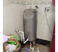 Réservoir sous pression puits Seau pressurisé, réservoir sous pression d'eau en acier inoxydable 304 grande capacité, for booster l'eau puits/du robinet avec kit d'installation(60L/15.8Gal)