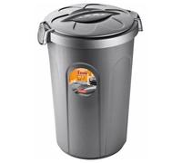 Réservoir Stefanplast Tom avec Couvercle A Agrafe,Modèle 70500,Couleur Argent,