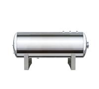Réservoir Stockage Pressurisé Automatique En Acier Inoxydable 304, Réservoir Sous Pression Pompe Puits, Réservoir Sous Pression Horizontal En Acier Inoxydable(500L/132Gal)