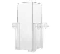 Réservoir Suspendu Transparent à Pression Négative pour Betta et Guppy | Acrylique 9,8x4,1x4,1 Pouces, Support Inclus, Système D’auto-remplissage, Entretien Facile