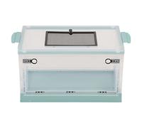 Réservoir Transparent pour Hamster, Grande Cage Transparente Respirante pour Hamster doré Chipmunk Cole Canard Noir (Blue)