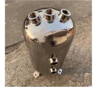 Réservoir vertical de compresseur d'air en acier inoxydable, récepteur d'air portable haute pression avec vanne de vidange pour usage industriel et domestique