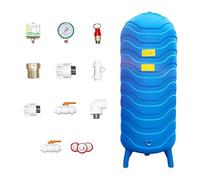 Réservoir vertical sous pression de 13 à 66 gallons for pompe de puits- Réservoir de stockage d'eau robuste for la maison et le jardin(200L/53Gal)