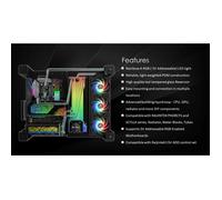 Réservoir watercooling Raijintek ANTILA PURE R100B 172,5mm - ARGB - noir