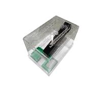 Réservoirs de crickets en acrylique avec bac d'alimentation et design ventilé pour observer les insectes