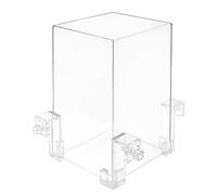 Réservoirs de poissons à pression négative avec 3 boutons-pression 4 pièces/ensemble réservoirs de poissons en acrylique eau d'aquarium claire réservoir d'aquarium à recharge automatique réservo