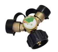 Réservoirs de propanes avec deux sorties et jauges pour des carburants efficaces et des grilles de barbecue, chauffage, accessoire de propane