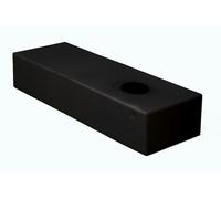 Réservoirs d'eau Claire/Potable/usée pour Bateaux et Camping-Cars TEKCNOPLAST (Noir, 125 l (100x45x28))