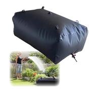 Réservoirs d'eau Souples Pliables de Grande capacité, de 29 à 528 gallons, for la prévention des incendies et Les urgences(Black,2x1x0.5m/1000L/264.2gal)