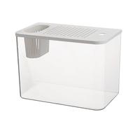 Réservoirs d'habitats de poissons hautement transparents modernes et écologiques pour décoration de table d'intérieur avec couvercle sûr pour plantes