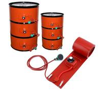 Réservoirs, réchauffeur de bidon de graisse, Chauffe-fûts à bande en silicone avec thermostat réglable for fûts de 15 200 litres(100L 120 * 25CM)