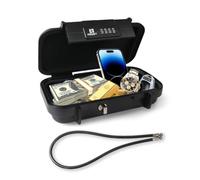 RESET G13 Coffre-fort portable - Caisse à monnaie avancée avec serrure à combinaison et câble amovible, idéale pour les voyages, la maison, le bureau, les activités de plein air, étanche, antivol