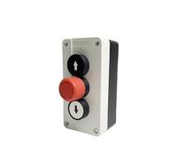 Reset Momentary 3 Position Spring Push Button Switch Control Station Box Up Down Arrow Stop NWPNLXEA(Type 1)