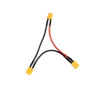 ResGcx Câble Adaptateur de Batterie XT30/XT60 mâle vers Femelle, Section 14 AWG/16 AWG, Longueur 10 cm, Forme en Y, for hélicoptère radiocommandé(XT30 1F to 2M)