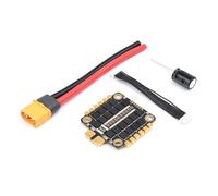 ResGcx Contrôleur de vol F405/F4 V2/F7/F722 et Pile ESC 60A 4 en 1 BLHELI_S 3-6S adaptée au Drone de Course Mark4 XL10 V6/MANTA10 RC FPV(60A ESC Only)