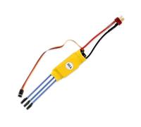 ResGcx ESC sans Balais, Spécification 30A, for Système d'alimentation 7V-12V, 5V/3A ec 450, Entraînement D'hélicoptère, 1 Pièce/4 Pièces(1PCS 30A with T Plug)