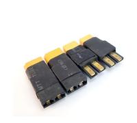 ResGcx Lot de 4 adaptateurs TRX vers XT60 mâle/Femelle avec fiches Bananes for modélisme RC.(2 Pairs XT60 to TRX)